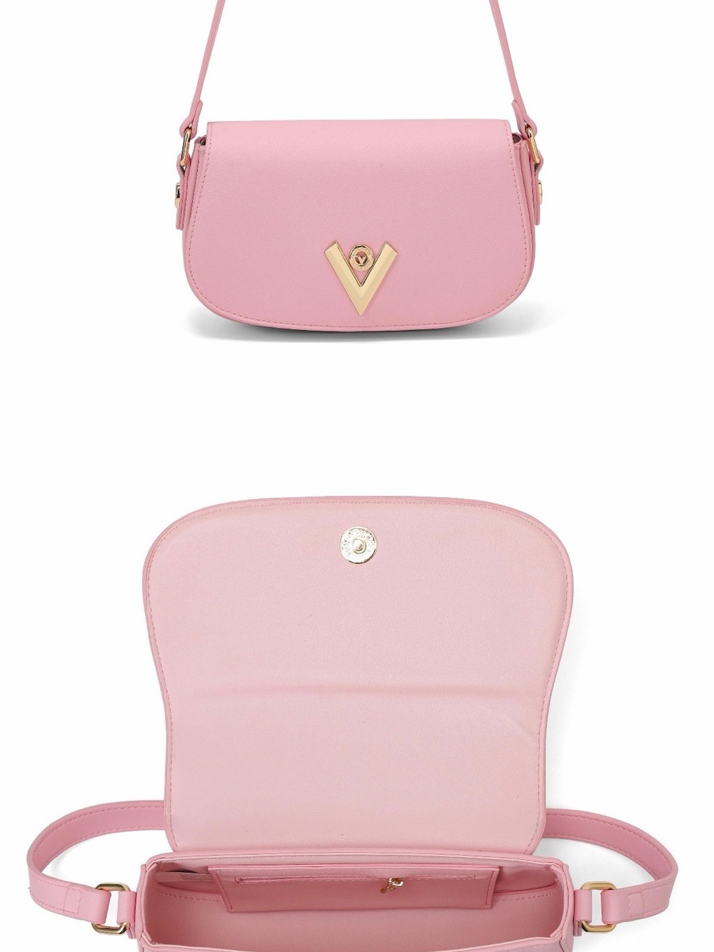 Valentino Orlandi Velora Shoulder Bag (Light Pink)